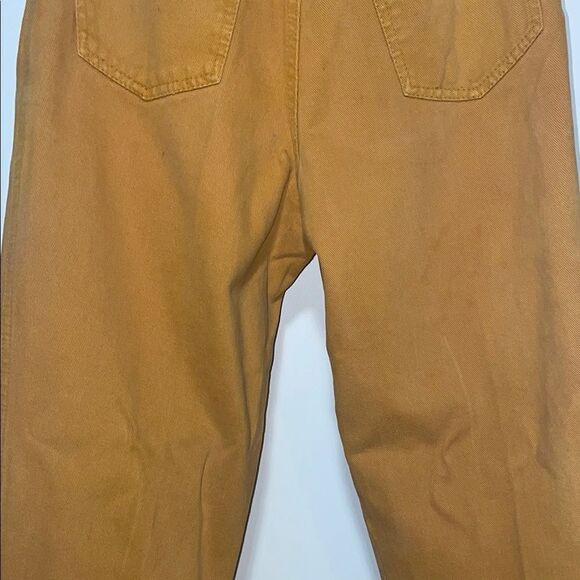 Vibrant Yellow Straight Leg Pants with High Waist - Picture 9 of 12